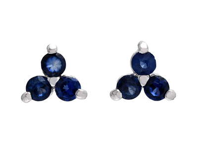 Jewellery, EARRINGS, 18K white gold