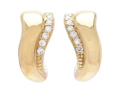 Jewellery, EARRINGS, 18K gold