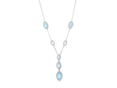 Jewellery, NECKLACE, 18K white gold