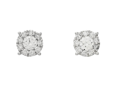 Jewellery, EARRINGS, 18K white gold