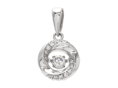 Jewellery, PENDANT, 18K white gold