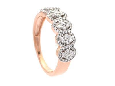 Jewellery, RING, 18K rose gold