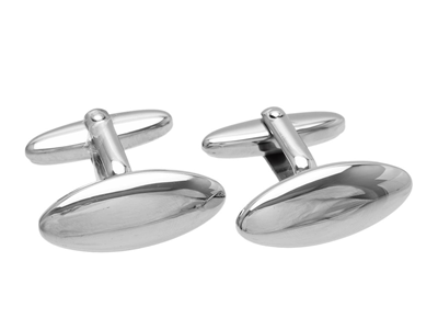 Jewellery, CUFFLINKS, oxidised sterling silver