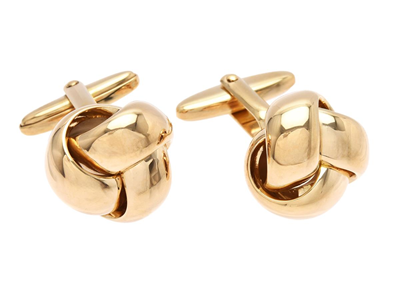 Jewellery, CUFFLINKS, gilt sterling silver
