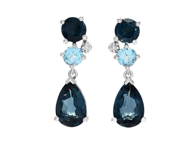 Jewellery, EARRINGS, 18K white gold