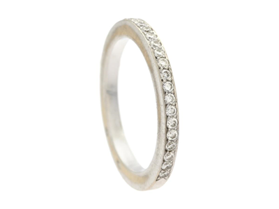Jewellery, ETERNITY RING, 18K white gold