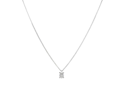 Jewellery, SOLITAIRE NECKLACE, 18K white gold