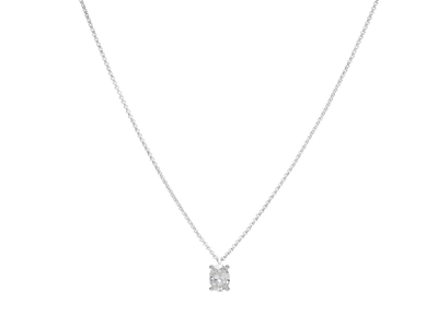 Jewellery, SOLITAIRE NECKLACE, 18K white gold