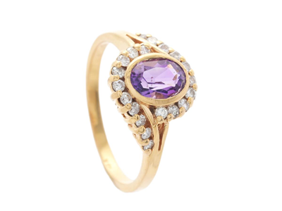 Jewellery, CLUSTER RING, 18K gold