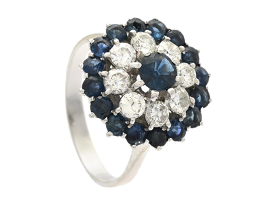 Jewellery, RING, 18K white gold