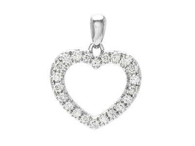 Jewellery, PENDANT, 18K white gold