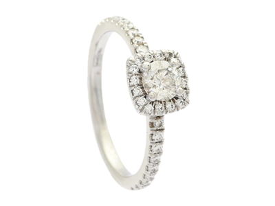 Jewellery, RING, 18K white gold