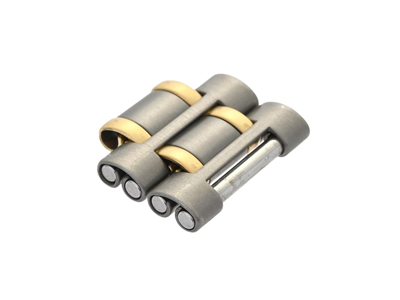 Watch parts, LINKPARTS, 2 pcs. for Breitling men´s wristwatch Aerospace bracelet