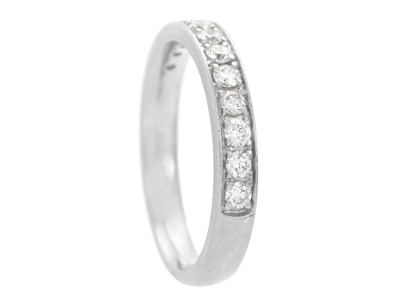 Jewellery, ETERNITY RING, platinum