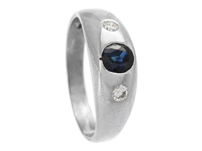 Jewellery, LORD RING, 18K white gold