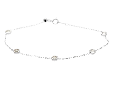 Jewellery, BRACELET, 18K white gold