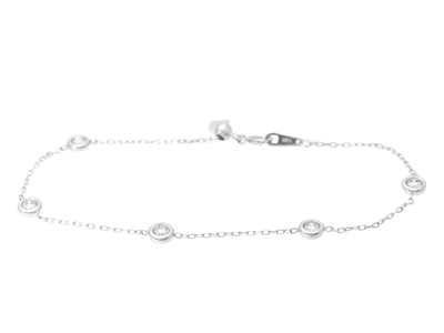 Jewellery, BRACELET, 18K white gold