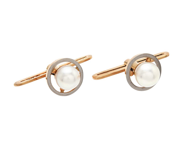 Jewellery, SHIRTBUTTONS, 18K gold