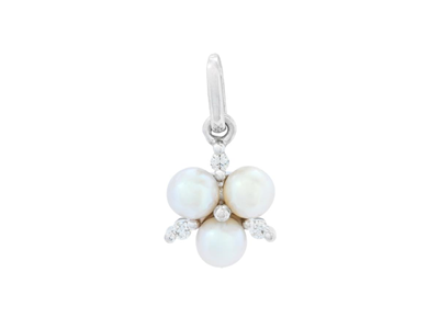 Jewellery, PEARL PENDANT, 18K white gold