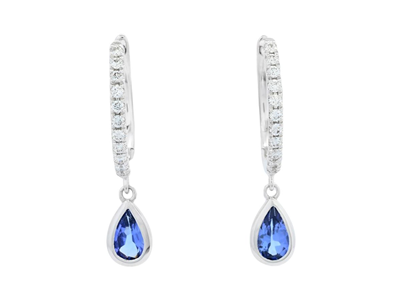 Jewellery, EARRINGS, 18K white gold