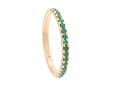 Jewellery, FULL ETERNITY RING, 18K gold