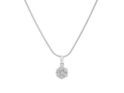Jewellery, PENDANT WITH CHAIN, 14K white gold