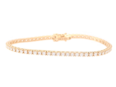 Jewellery, TENNIS BRACELET, 18K gold
