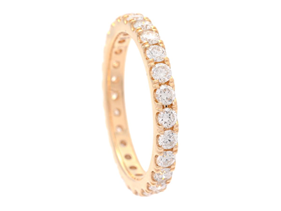 Jewellery, FULL ETERNITY RING, 18K gold