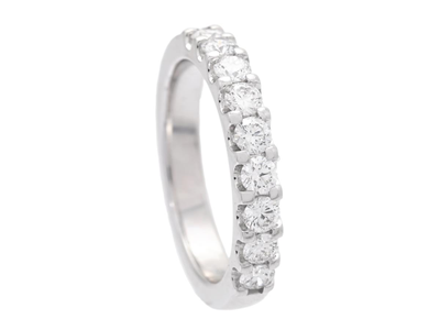 Jewellery, ETERNITY RING, 18K white gold