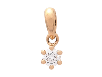 Jewellery, SOLITAIRE PENDANT, 18K gold