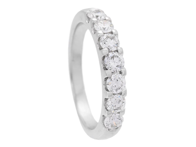 Jewellery, ETERNITY RING, 18K white gold