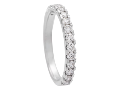 Jewellery, ETERNITY RING, 18K white gold