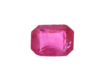 Gemstones, RUBY, emerald cut
