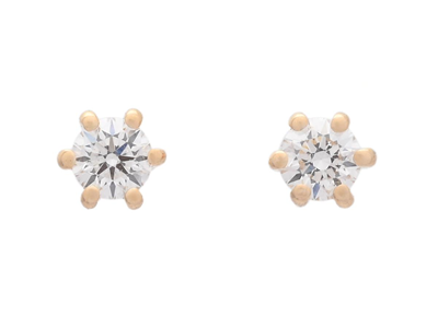 Jewellery, SOLITAIRE EARRINGS, 18K gold