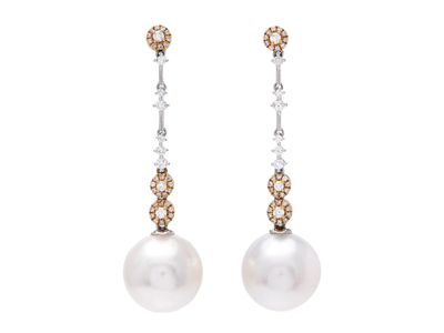 Jewellery, PEARL EARRINGS, 18K gold