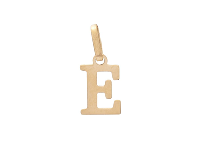 Jewellery, LETTER PENDANT, letter E