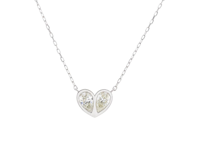 Jewellery, PENDANT WITH CHAIN, platinum