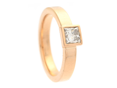 Jewellery, SOLITAIRE RING, 18K gold