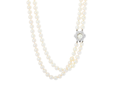Jewellery, PEARL NECKLACE, 2 rows