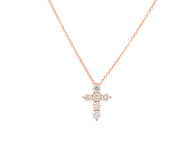 Jewellery, PENDANT WITH CHAIN, 18K rose gold