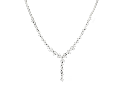 Jewellery, NECKLACE, 18K white gold