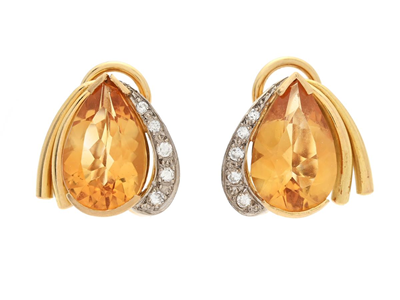 Jewellery, EARRINGS, 18K gold