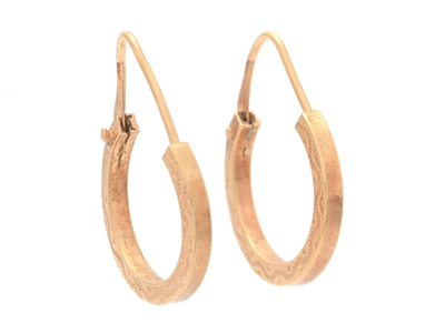 Jewellery, HOOP EARRINGS, 18K gold