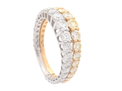 Jewellery, RING, 18K gold/white gold