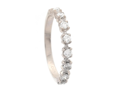 Jewellery, ETERNITY RING, 18K white gold