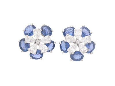 Jewellery, EARRINGS, 18K white gold