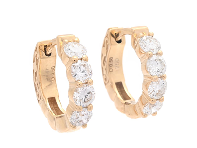 Jewellery, EARRINGS, 18K gold