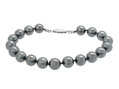 Jewellery, BRACELET, hematite beads