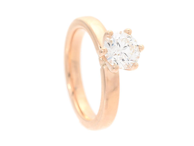 Jewellery, SOLITAIRE RING, 18K gold