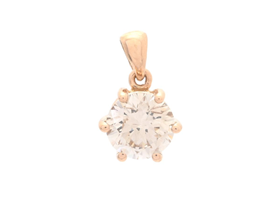 Jewellery, SOLITAIRE PENDANT, 18K gold
